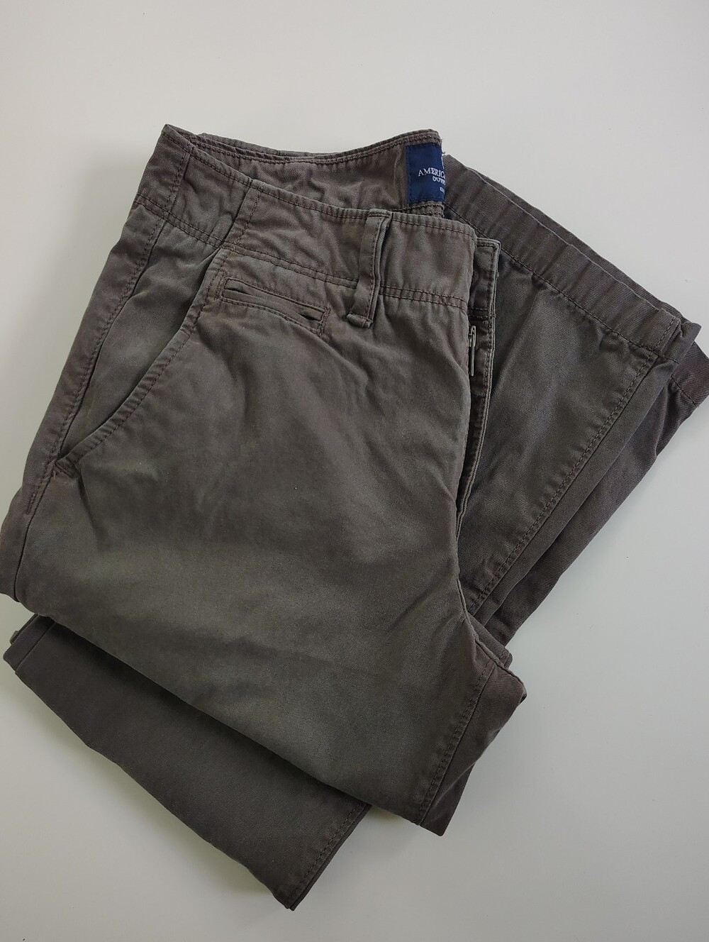 American Eagle Outfitters Original Straight Lived-In Khaki Chino Pants   28/34